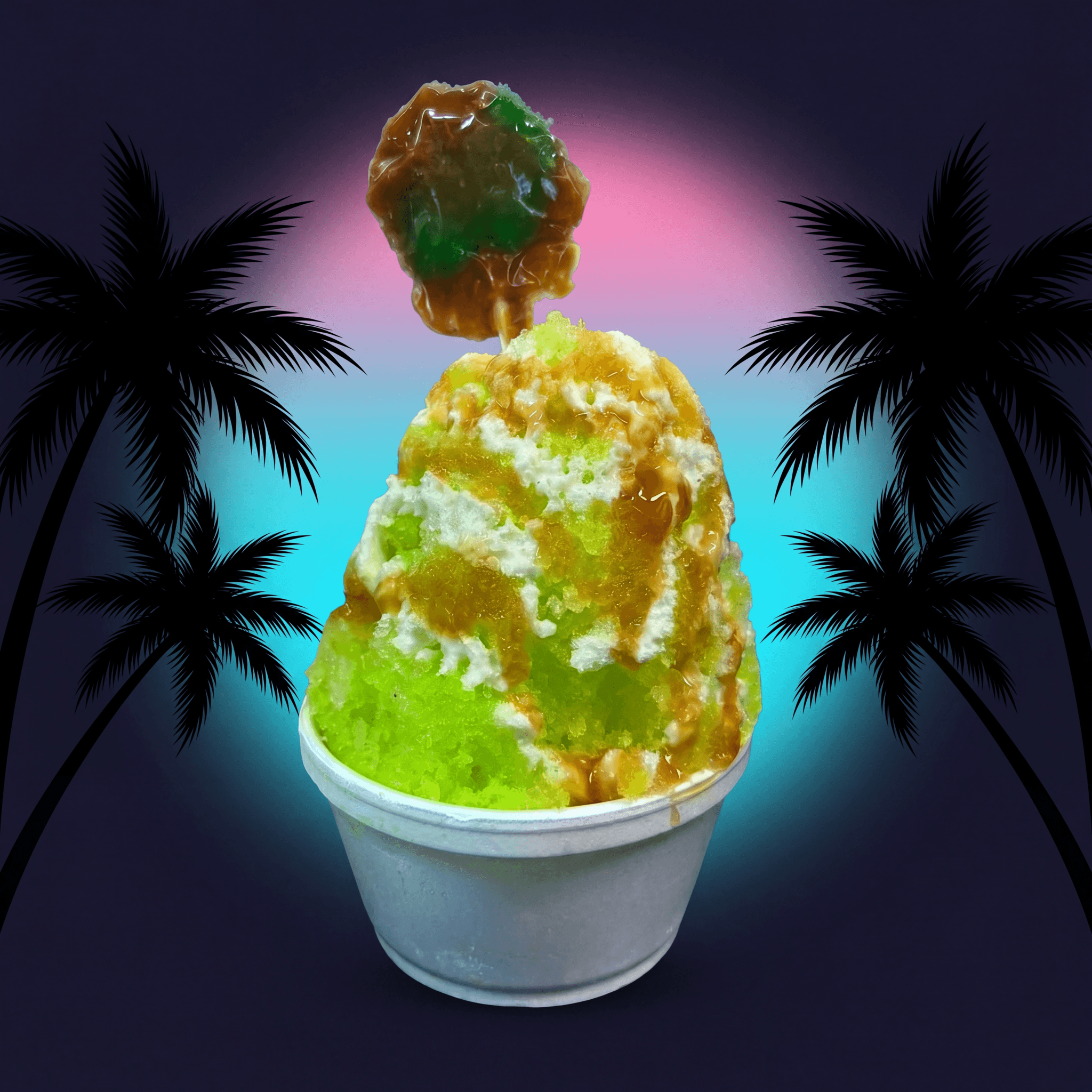 Frosted Caramel Apple
